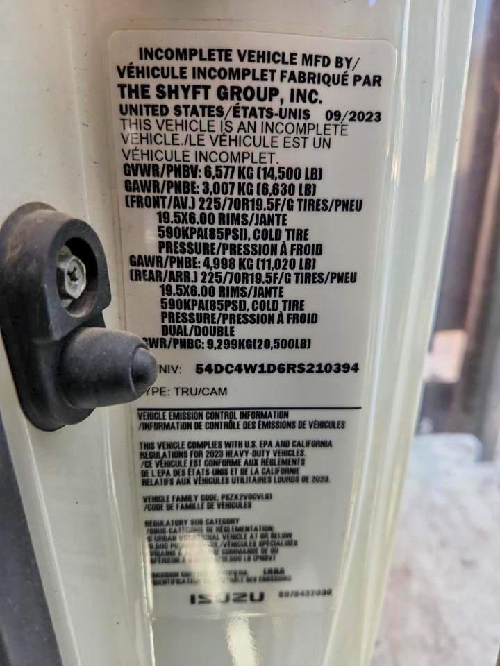 2024 Isuzu NPR HD Flatbed Truck