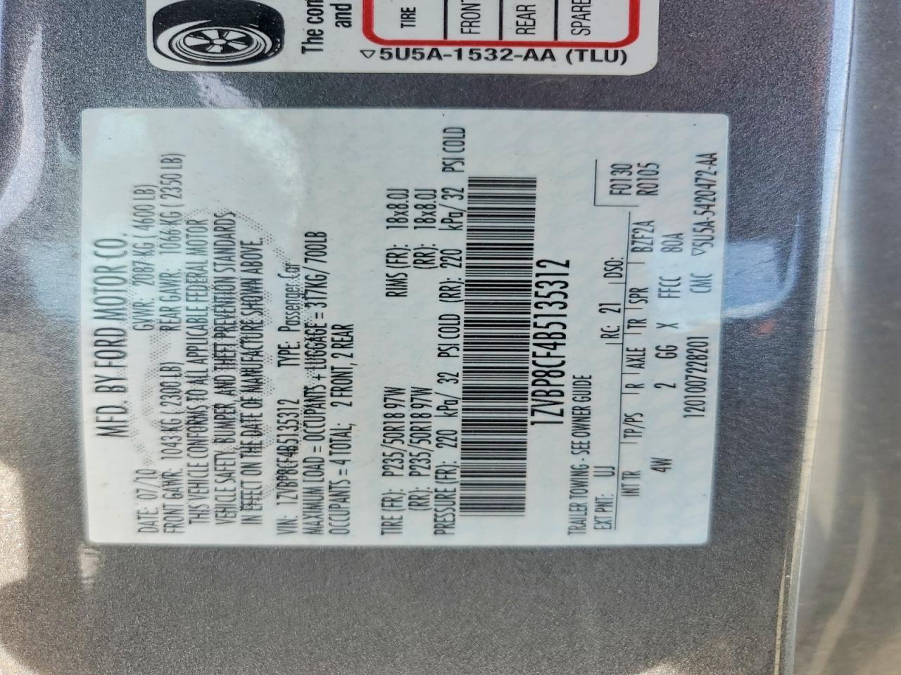 2011 Ford Mustang gt