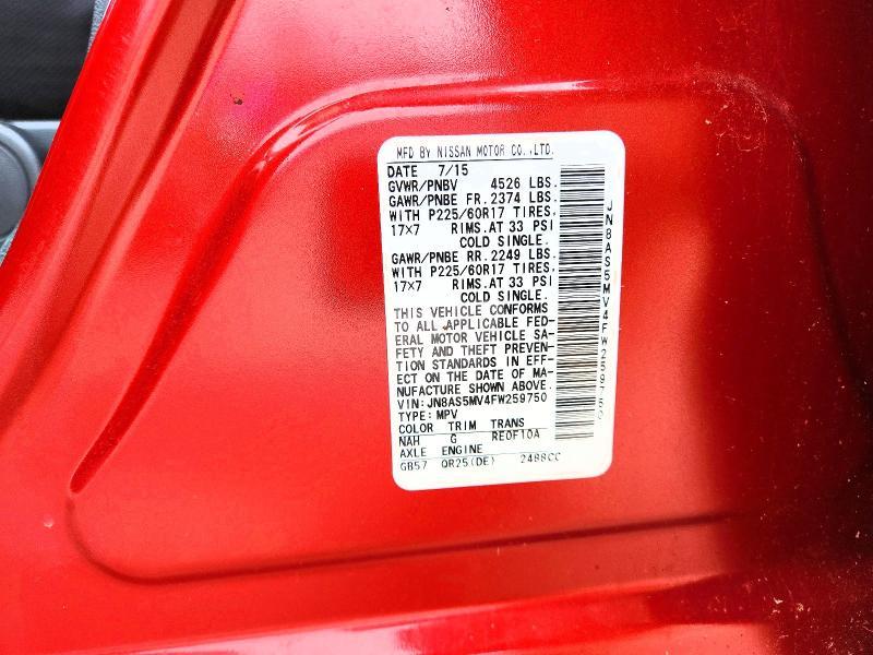 2015 Nissan Rogue Select s