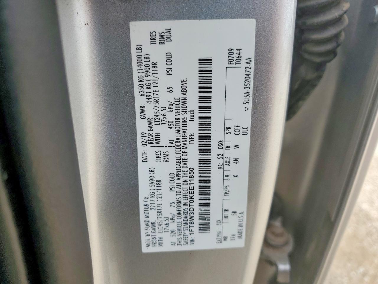 2019 Ford F350 Super Duty