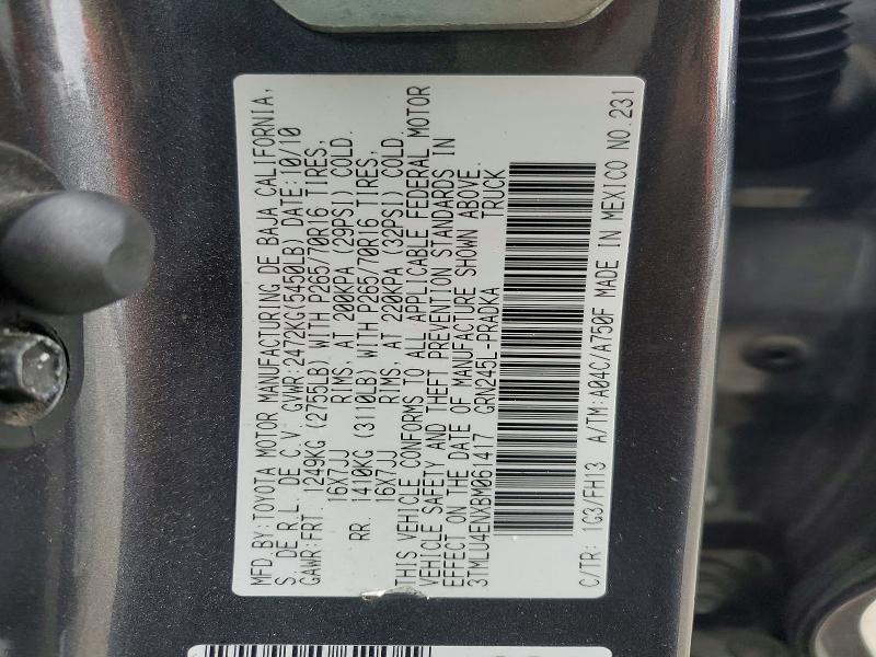 2011 Toyota Tacoma V6