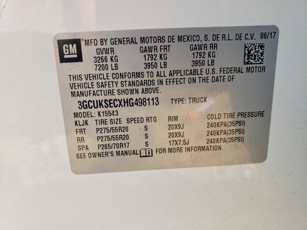 2017 Chevrolet Silverado K1500 LTZ