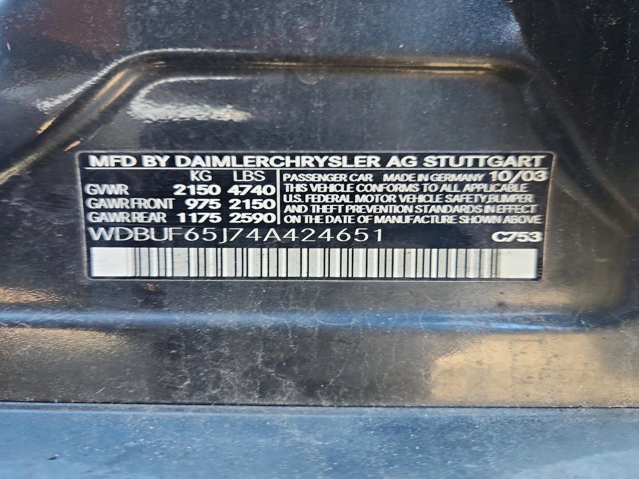 2004 Mercedes-Benz E 320