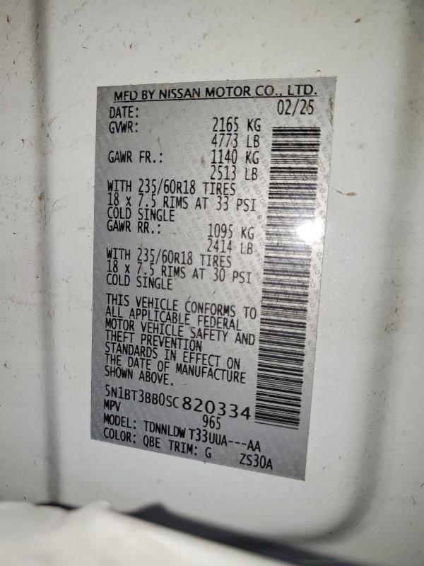 2025 Nissan Rogue sv