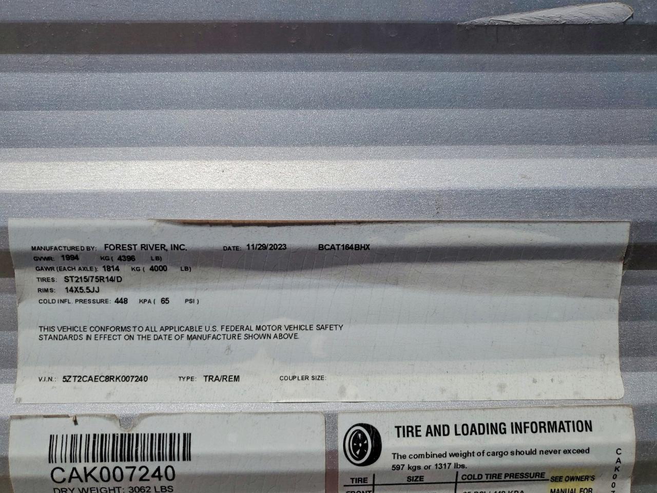 2024 Foresriver Coachman-RV