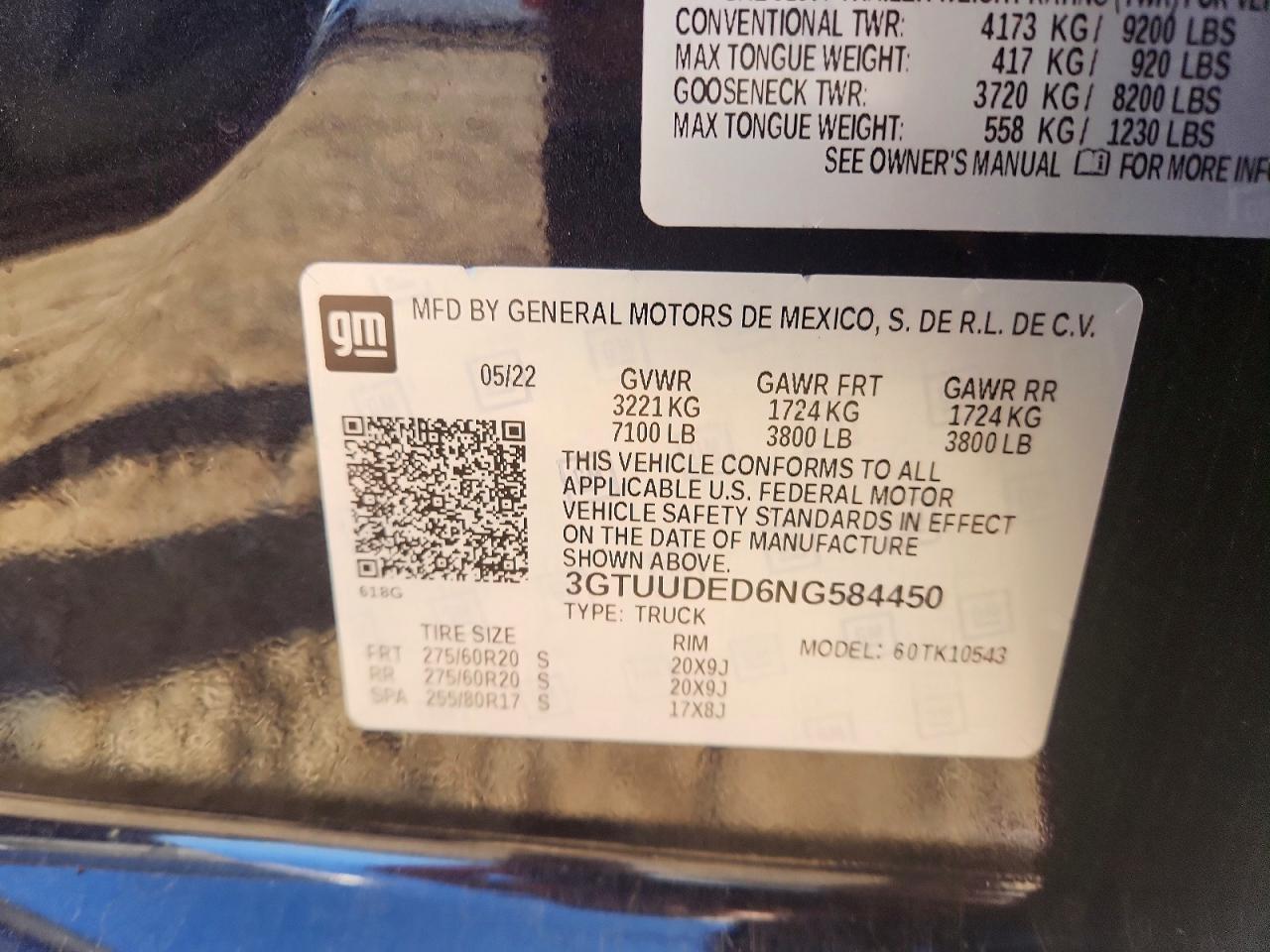 2022 GMC Sierra K1500 SLT