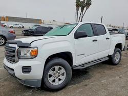 Salvage trucks for sale at Van Nuys, CA auction: 2017 GMC Canyon