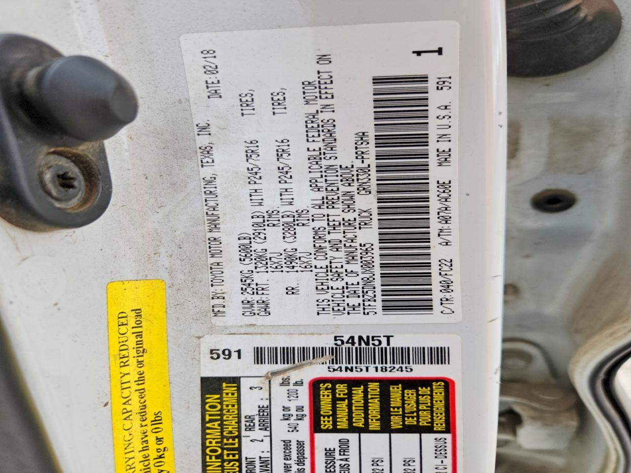 2018 Toyota Tacoma SR5 V6