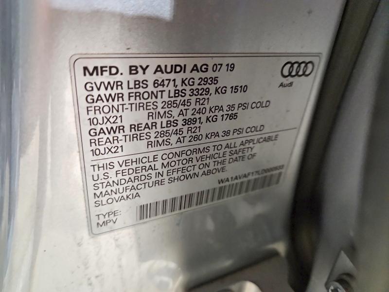 2020 Audi Q8 Premium