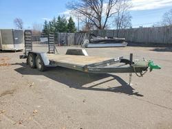 Salvage trucks for sale at Ham Lake, MN auction: 2023 Flying L Trailers-Equipment Trailer