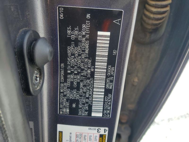 2010 Toyota 4runner Limited