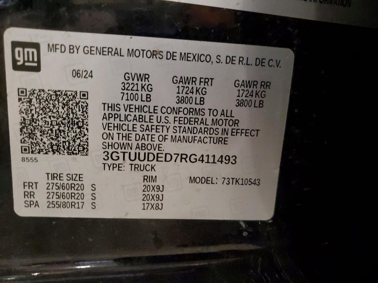 2024 GMC Sierra K1500 SLT