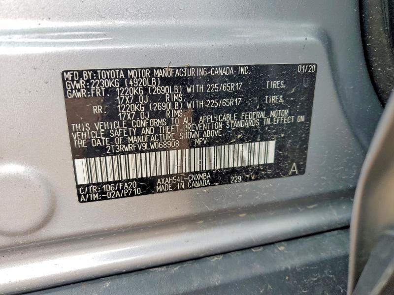 2020 Toyota Rav4 Hybrid xle