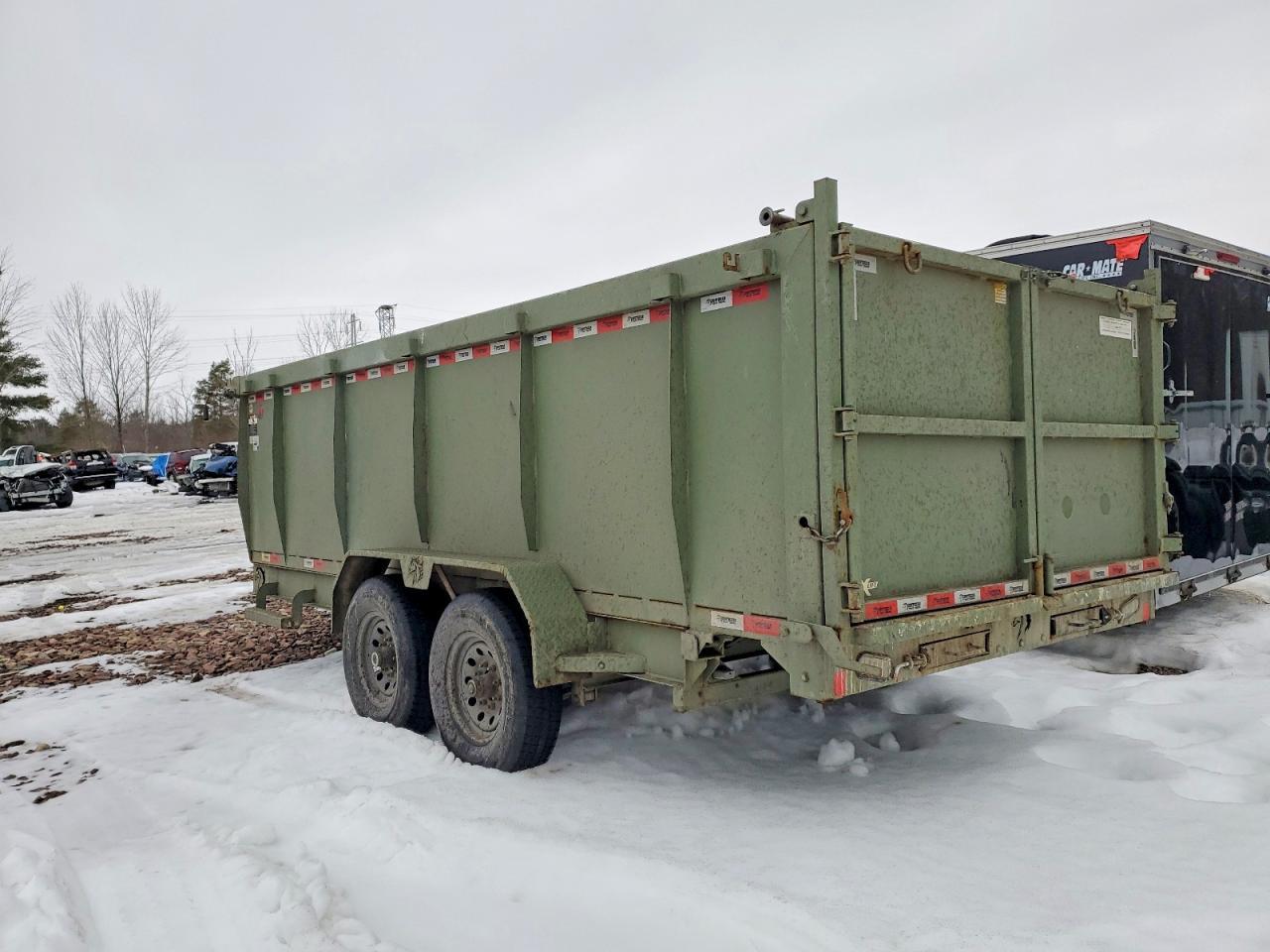 2025 Southern Utilit Y 7X16X4 Dump Trailer