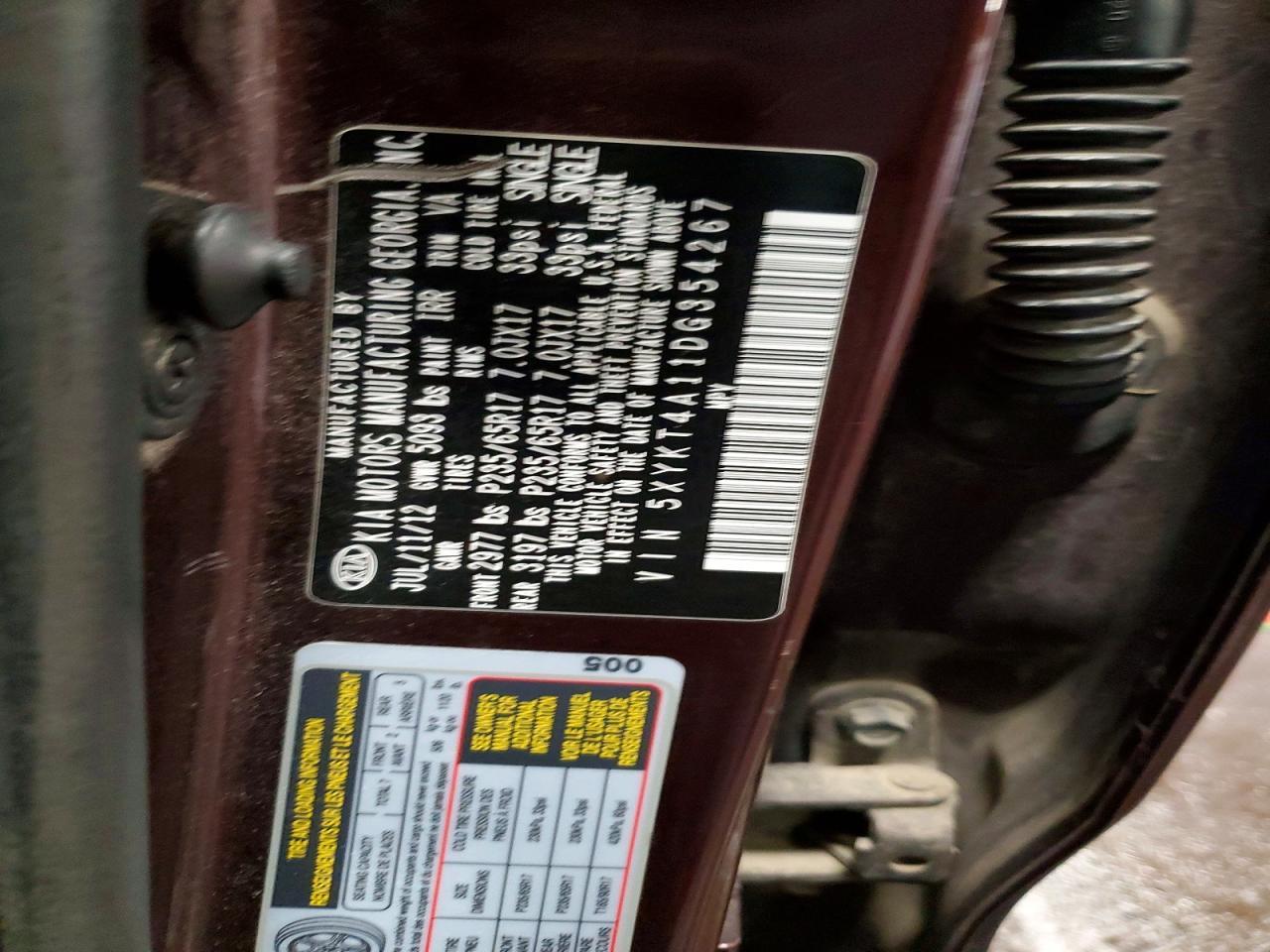 2013 KIA Sorento lx