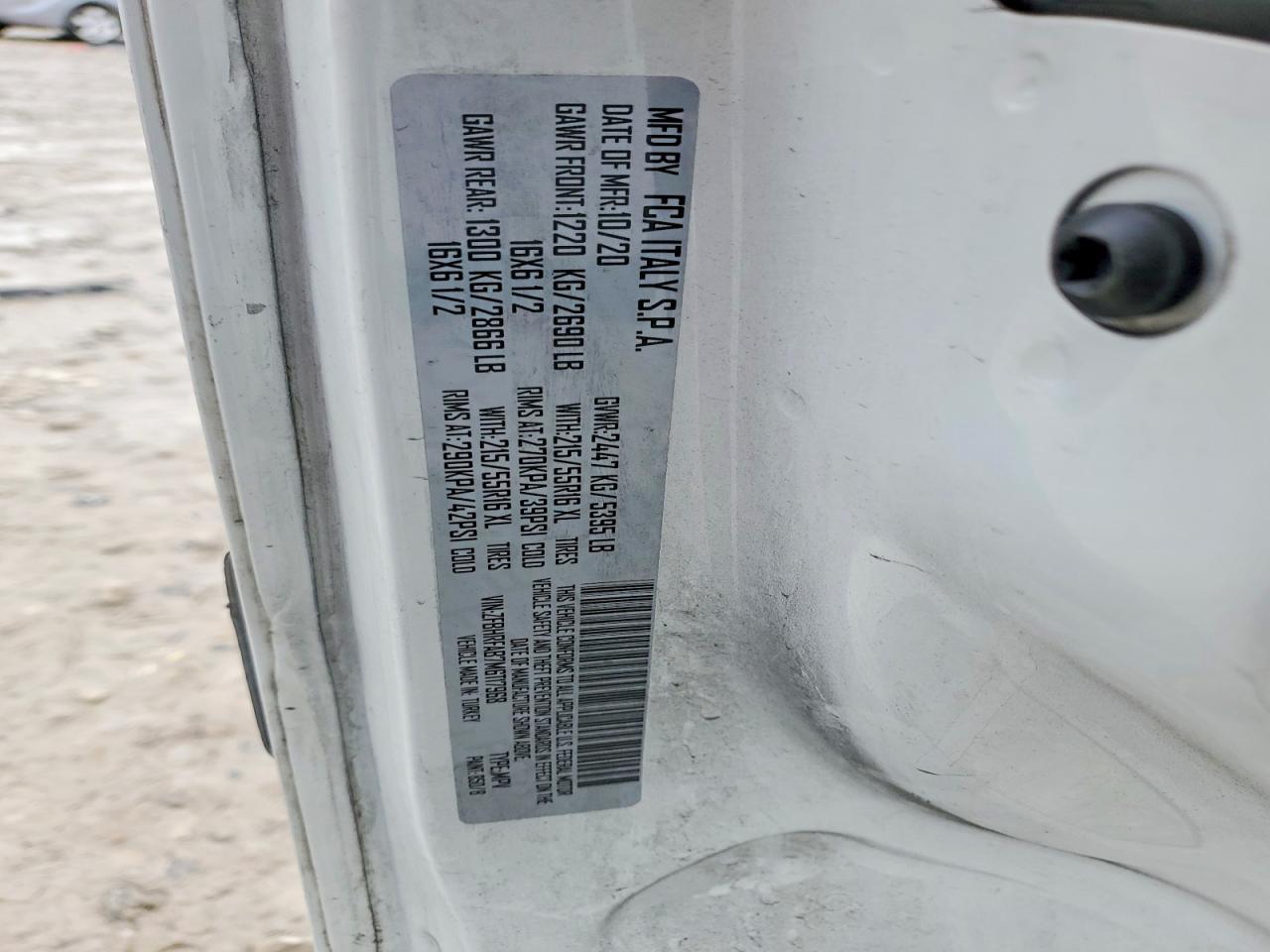 2021 Dodge RAM Promaster City