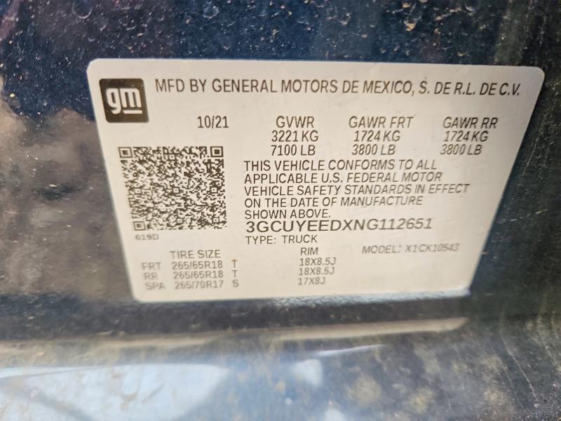 2022 Chevrolet Silverado LTD K1500 RST