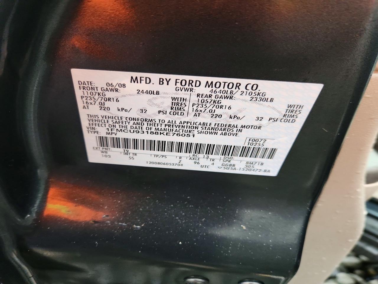 2008 Ford Escape xlt