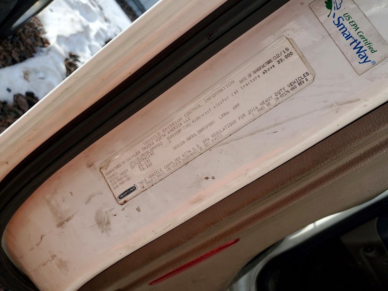 2016 Freigliner 2016 Freightliner Cascadia 125 Semi Truck