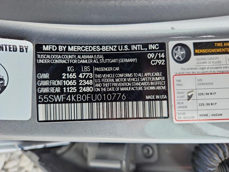 2015 Mercedes-Benz C 300 4matic