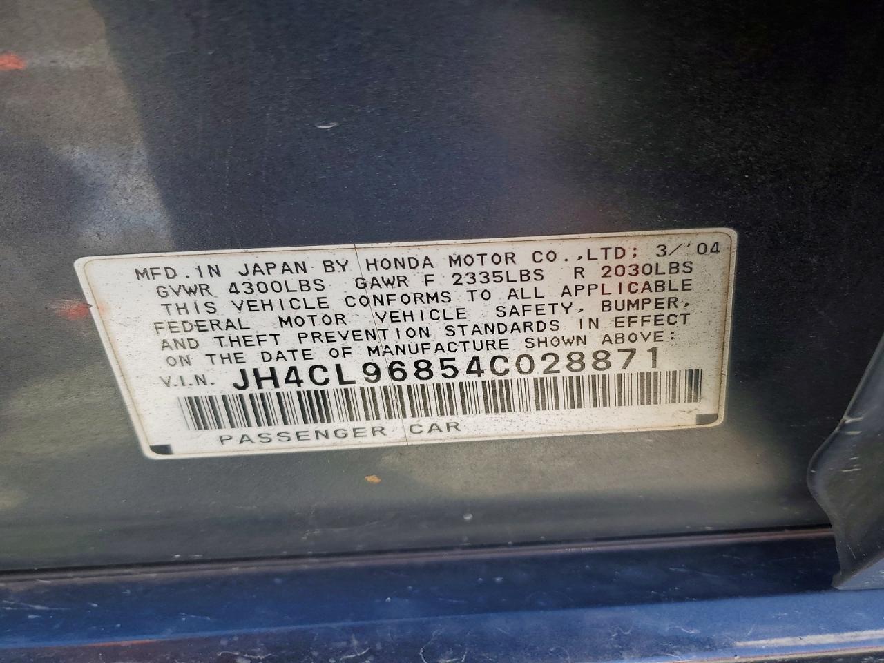 2004 Acura TSX