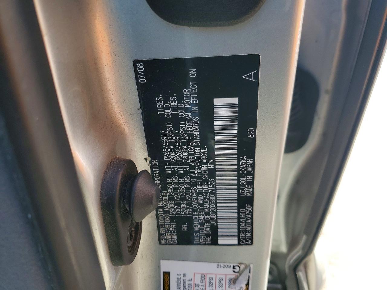 2008 Lexus Gx 470 Base