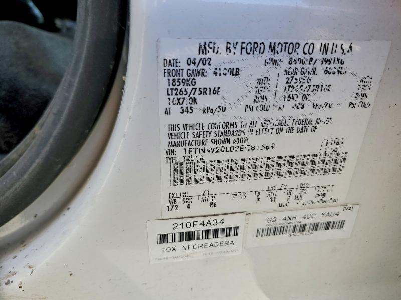 2002 Ford F250 Super Duty Utility / Service Truck