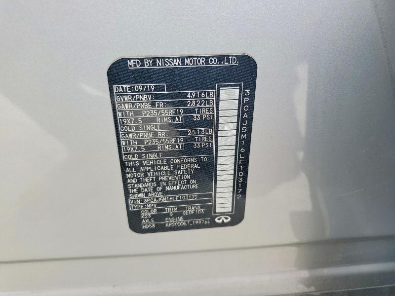 2020 Infiniti Qx50 Luxe