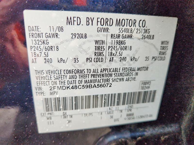 2009 Ford Edge sel