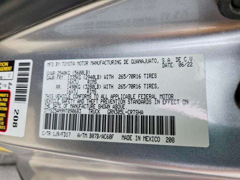 2022 Toyota Tacoma TRD OFF-Road