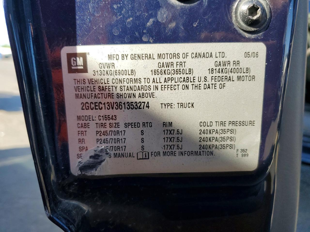 2006 Chevrolet Silverado C1500