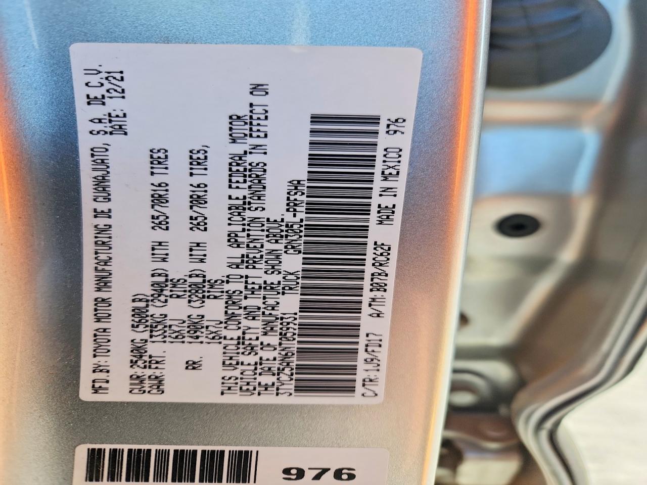 2022 Toyota Tacoma TRD OFF-Road