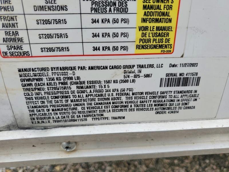2024 Haulmark PP61032-D Enclosed Cargo Trailer