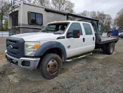 Salvage trucks for sale at Conway, AR auction: 2014 Ford F450 Super Duty Flatbed Truck