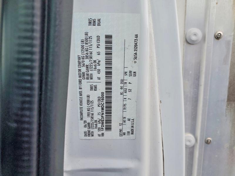 2021 Ford Econoline E350 Super Duty Cutaway van