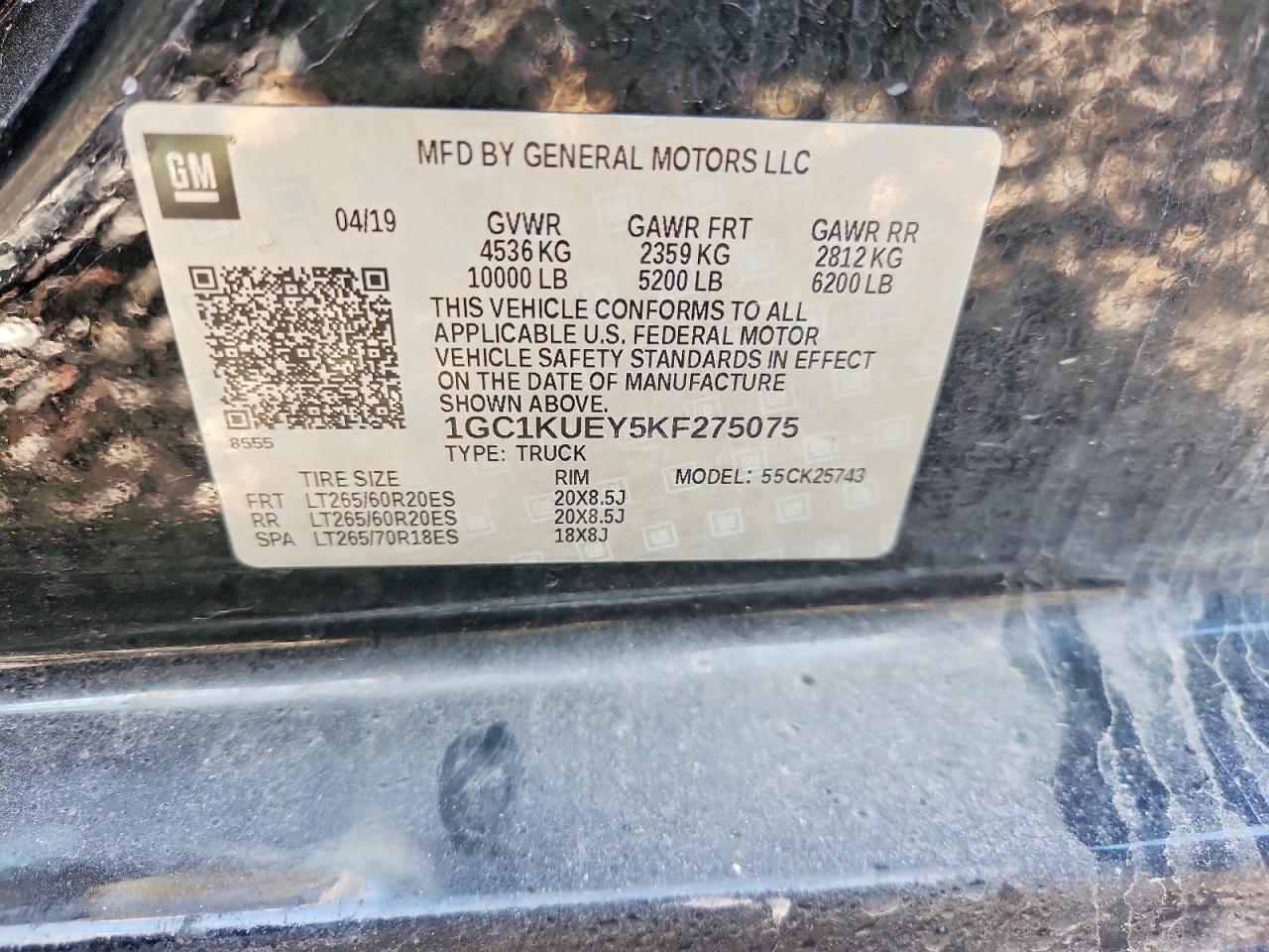 2019 Chevrolet Silverado K2500 High Country