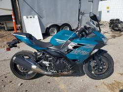 Salvage motorcycles for sale at Bridgeton, MO auction: 2021 Kawasaki EX400