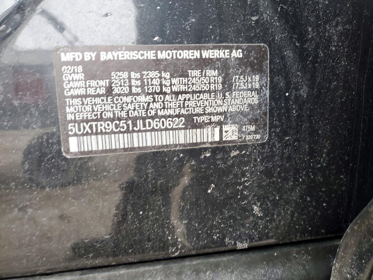 2018 BMW X3 Xdrive30i