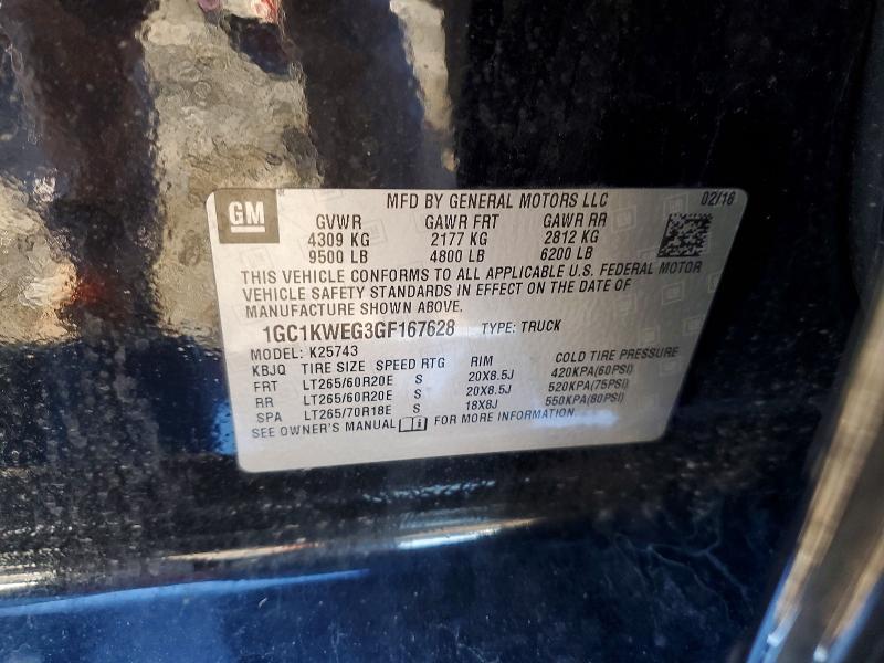 2016 Chevrolet Silverado K2500 Heavy Duty LTZ