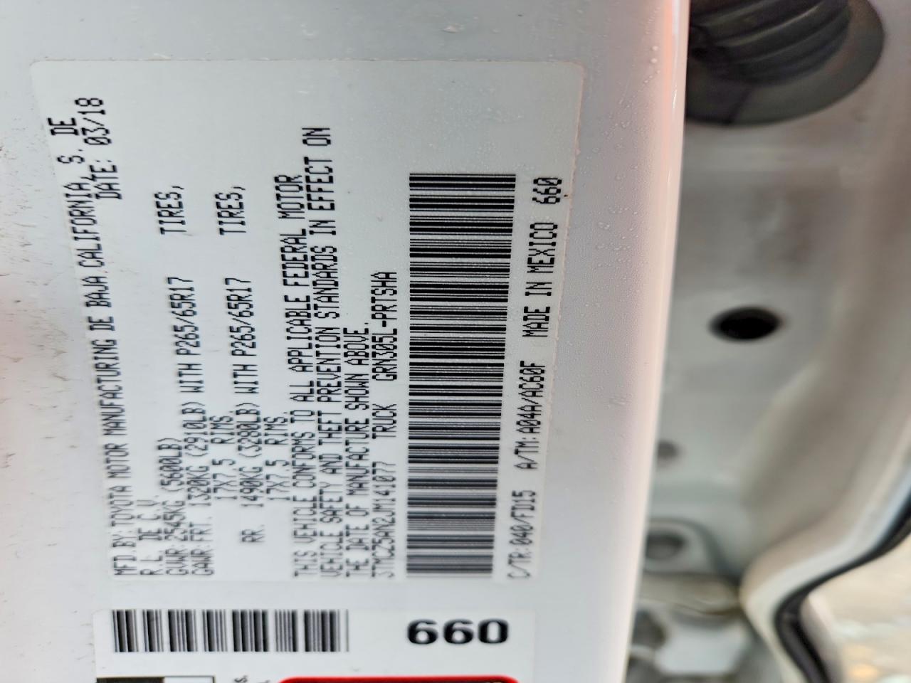 2018 Toyota Tacoma TRD Sport