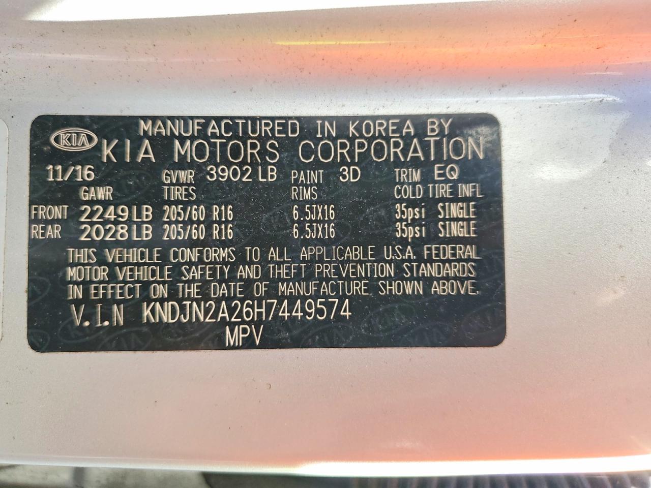 2017 KIA Soul Base