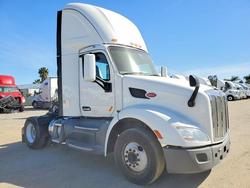 Salvage trucks for sale at Colton, CA auction: 2018 Peterbilt 579 Semi Truck