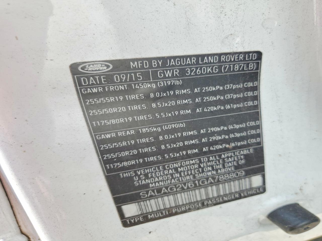 2016 Land Rover LR4 hse