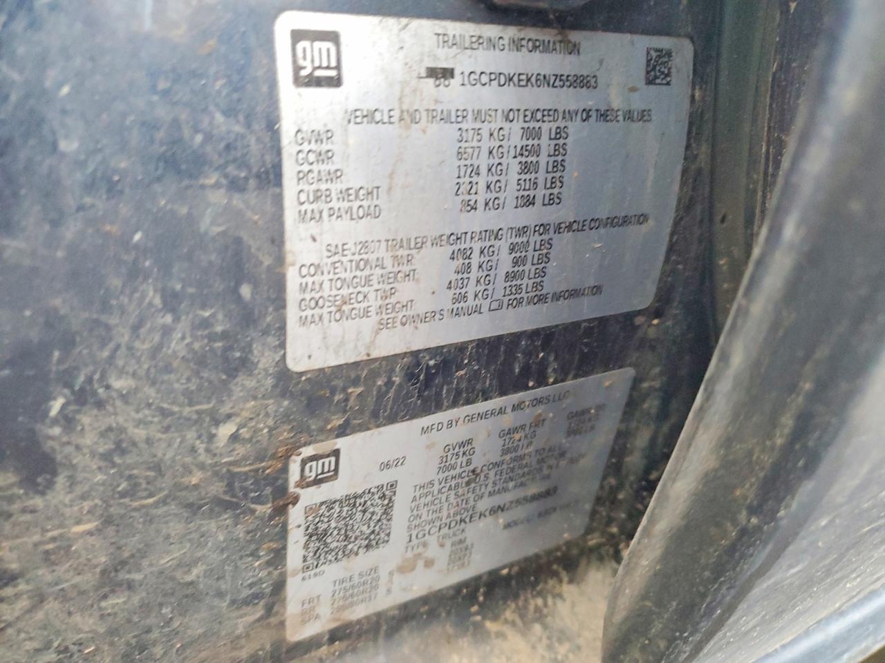 2022 Chevrolet Silverado K1500 LT-L