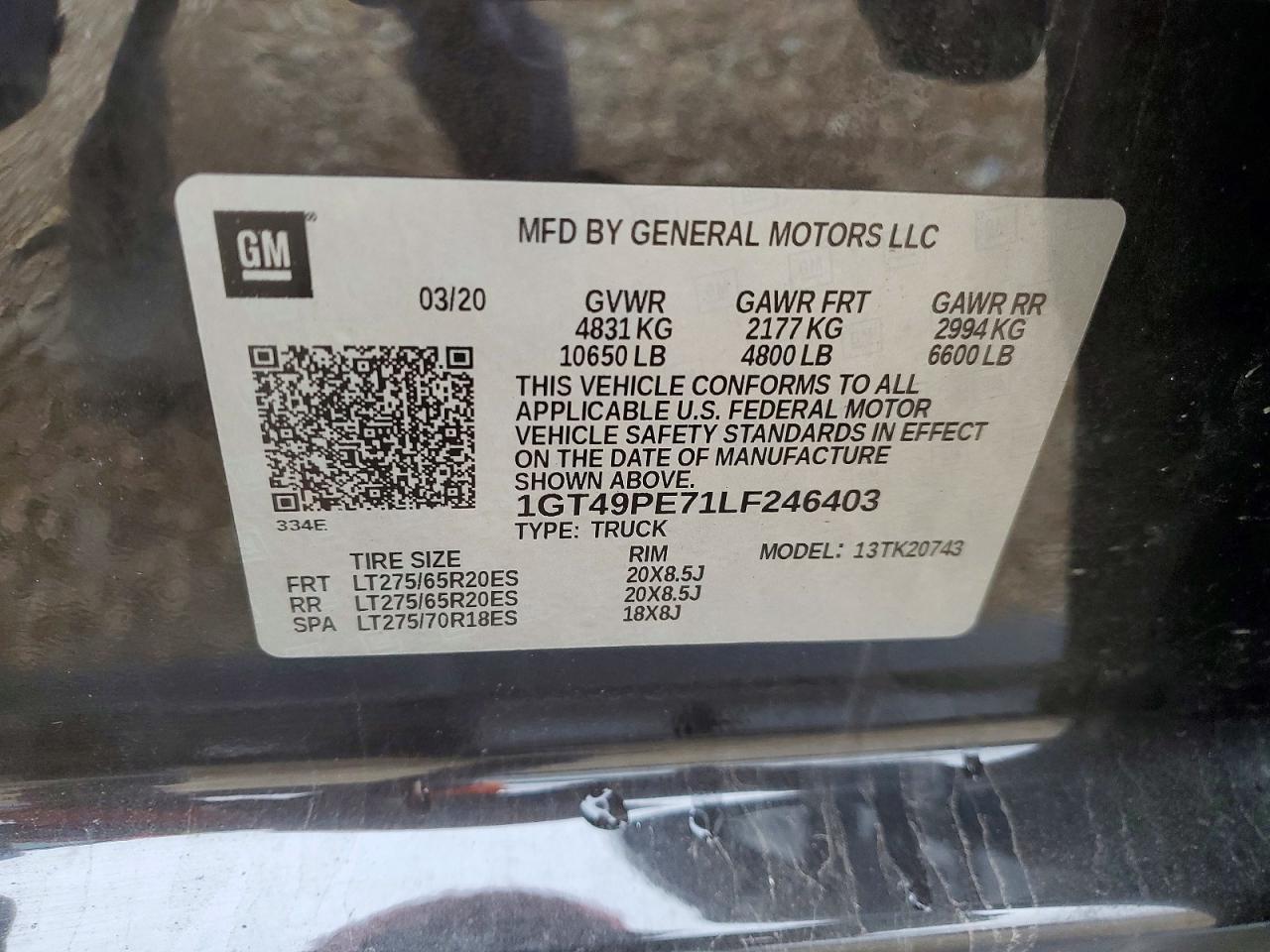 2020 GMC Sierra K2500 AT4