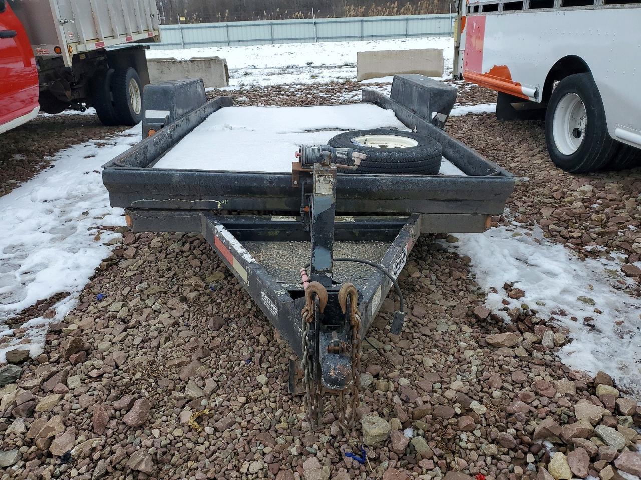 2002 Felling Tilt Deck Equipment Trailer