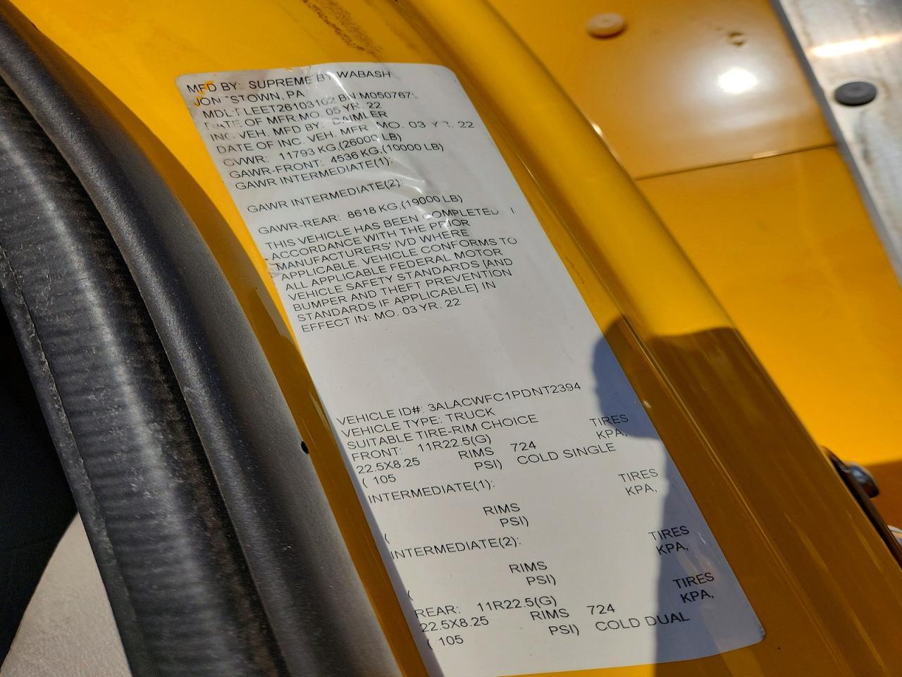 2023 Freigliner 2023 Freightliner Business Class M2 BOX Truck