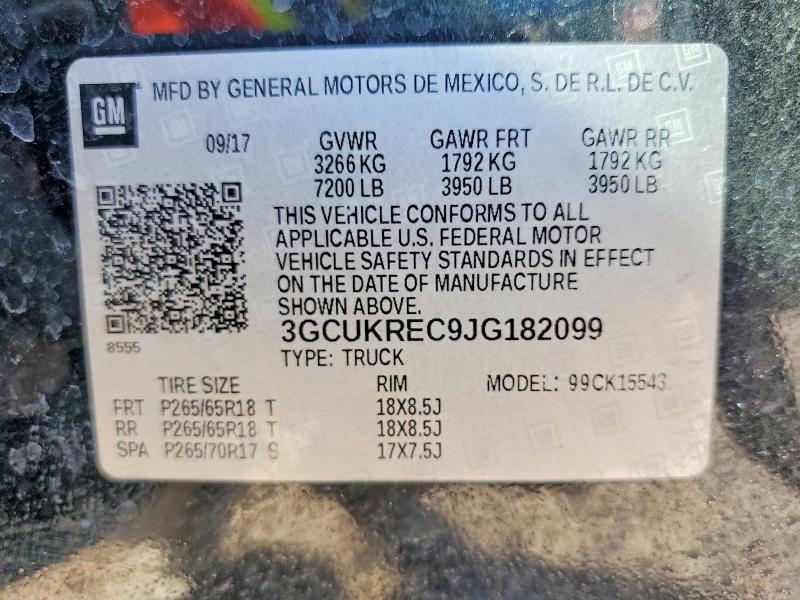 2018 Chevrolet Silverado K1500 LT