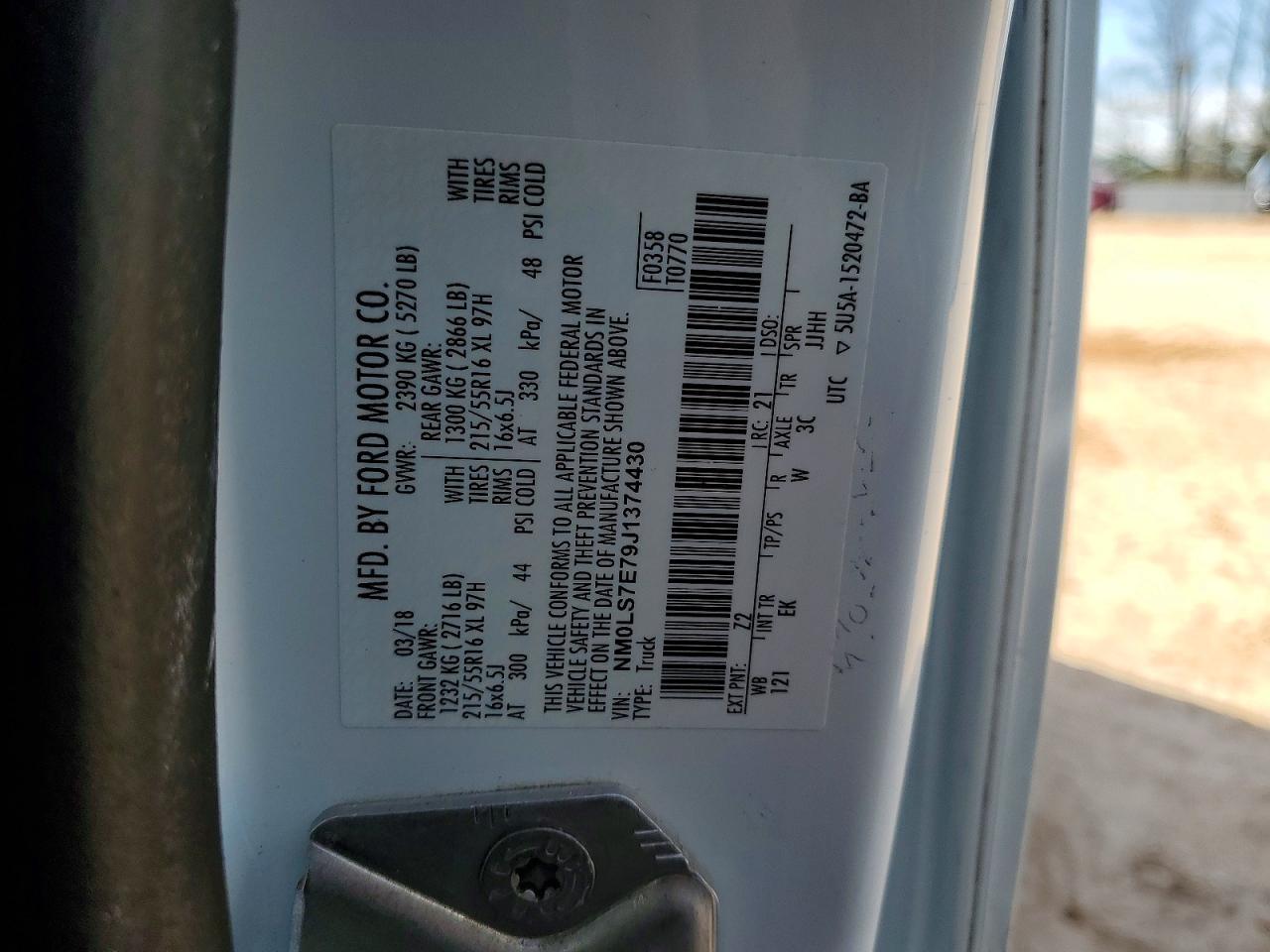 2018 Ford Transit Connect