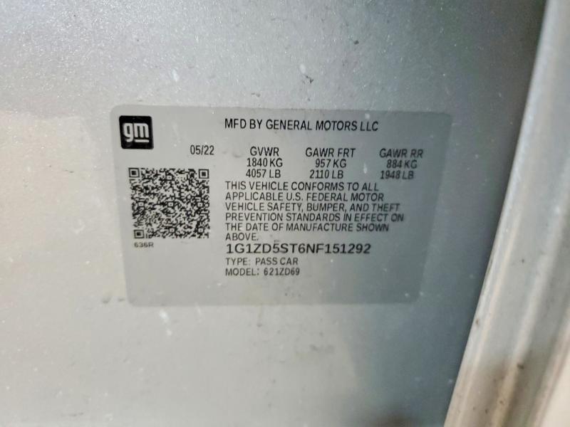 2022 Chevrolet Malibu lt